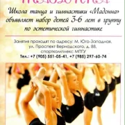 Школа танцев и гимнастики Мадонна на проспекте Вернадского фото 2 на сайте Troparevo-nikulino.su